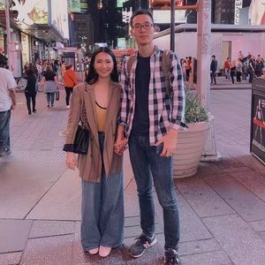 Zara Striped Blazer - Taupe Brown